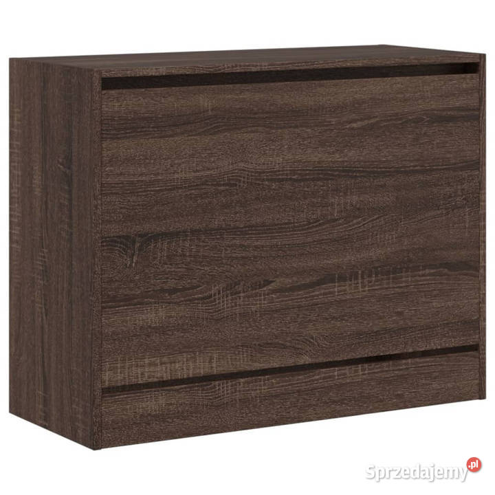 Szafka na buty brązowy dąb 80x34x63 WM839965 Warszawa