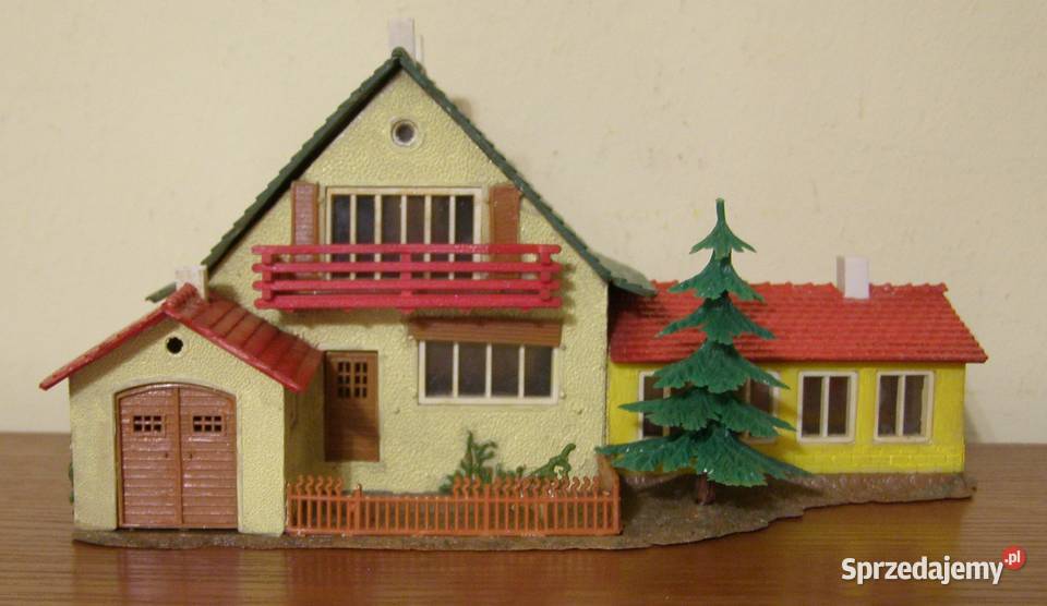 Domek na makietę 43 kolejka skala TT łódzkie