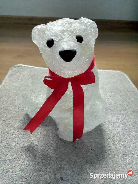 Figurka LED Niedźwiedź Polarny Dekoracje świąteczne Warszawa