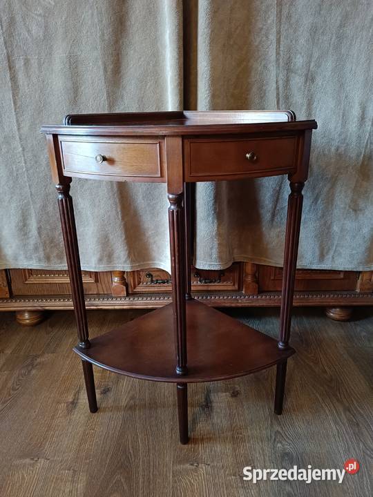 Stolik narożny drewniany ozdobny Lipno sprzedam