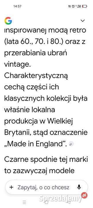 Spodnie POP szeroka nogawka dzwony Pozostałe Koszalin sprzedam