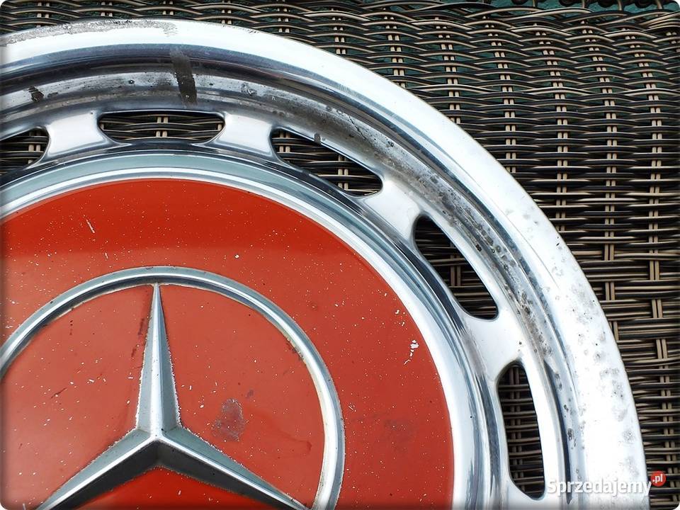MERCEDES Oryginalny Kołpak kolor Bordowy Beczka Żary