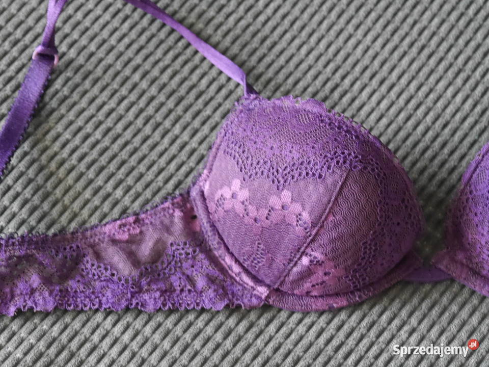 La Senza fajny biustonosz kwiatki 70 A Miseczka A Biustonosze Wrocław