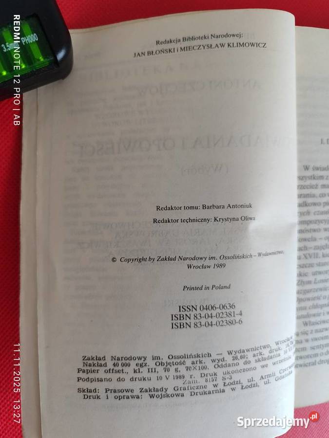 A Czechow Opowiadania i opowieści Biblioteka