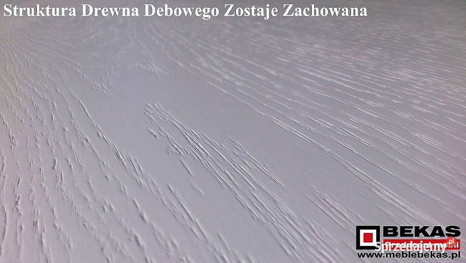 Barek 90 1B2S Komoda Biała Dąb Blat Dąb Natura Włocławek