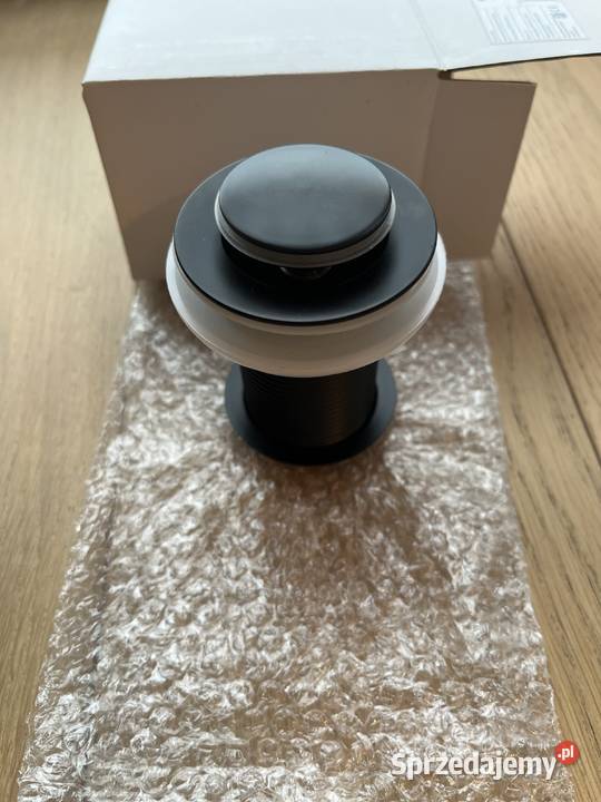 Syfon umywalkowy Prina czarny mat Lubin