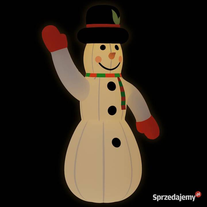 vidaXL Nadmuchiwany bałwan z oświetleniem LED Warszawa sprzedam