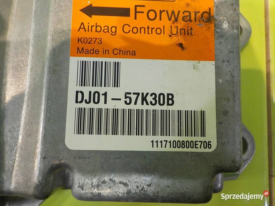 MAZDA 2 III DE 13 B 09r 3D modul sensor AIRBAG Suków