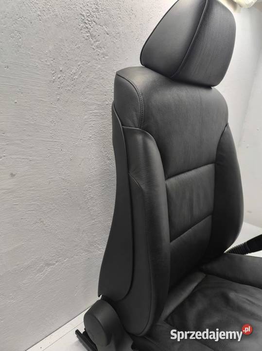 FOTEL PRAWY PRZÓD SKÓRA GRZANY BMW E61