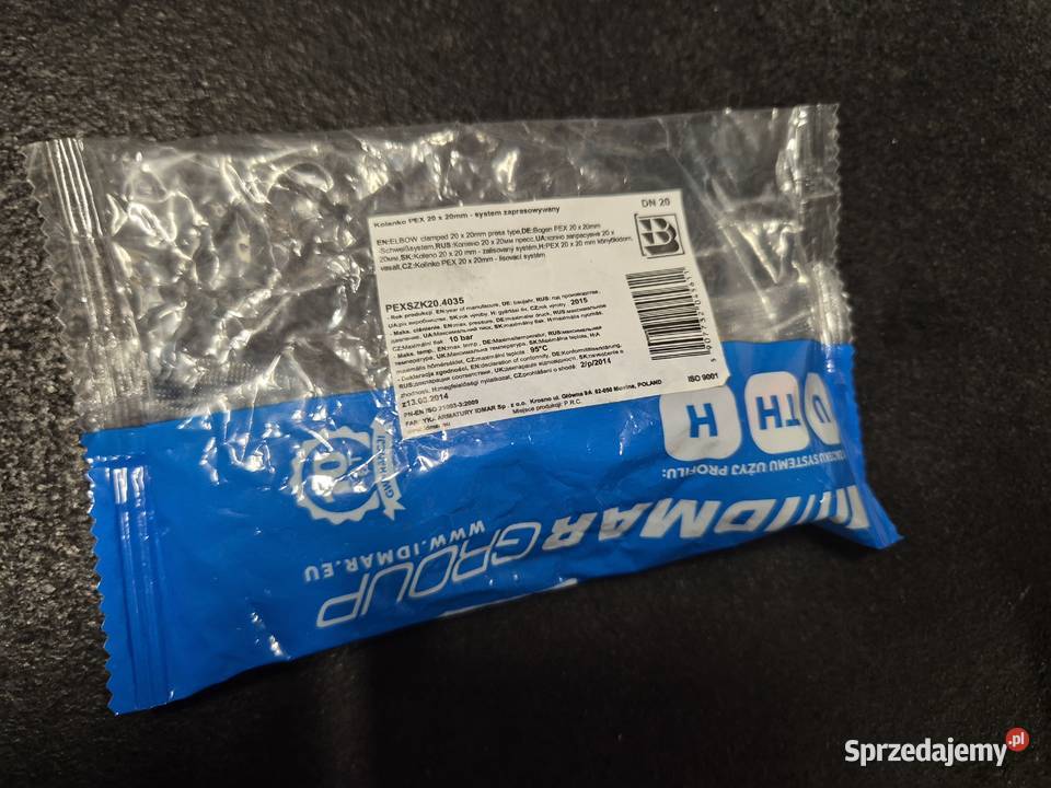 Kolanko 90 stopni PEX 20mmx20mm system
