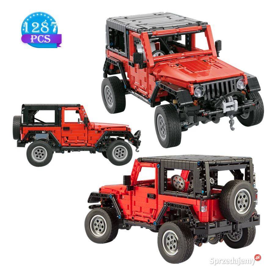 Klocki JEEP WRANGLER RUBICON 1287klocków Pobiedziska sprzedam