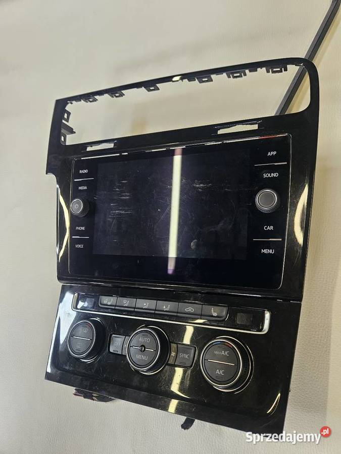 VW Golf 7 VII lift radio wyświetlacz panel Stubno