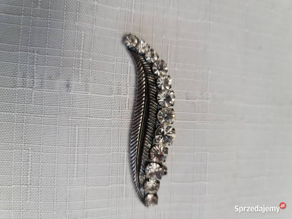 Brosza z cyrkoniami Duża Katowice