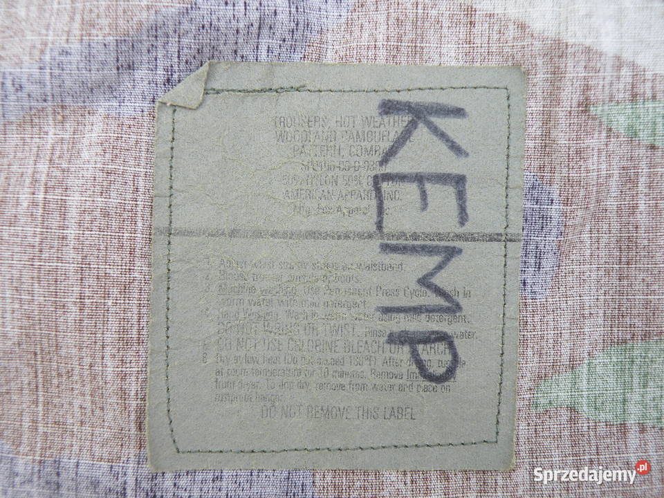 Spodnie BDU woodland medium ripstop Wrocław