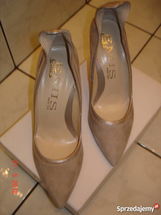 Cudne damskie butyczółenkaszpilki z naturalnej Rozmiar 38 Częstochowa