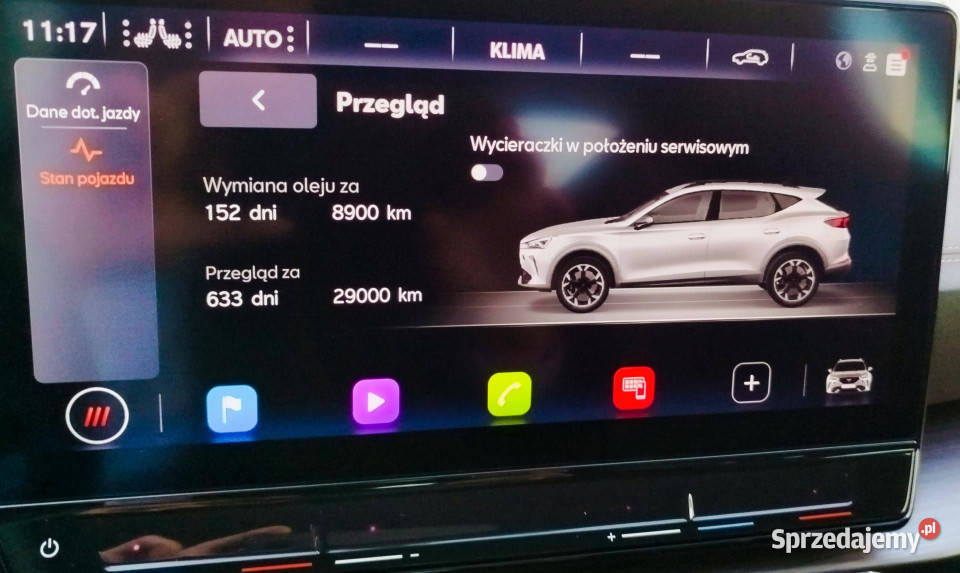 Cupra Formentor VZ 20 TSI DSG nowa biały Dąbrowa Górnicza
