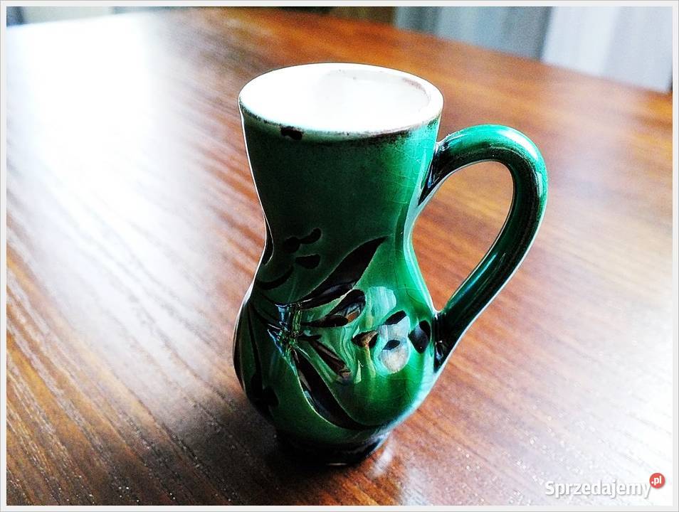 Mały wazonik dzbanuszek 75 motyw ludowy Niemcy Żary