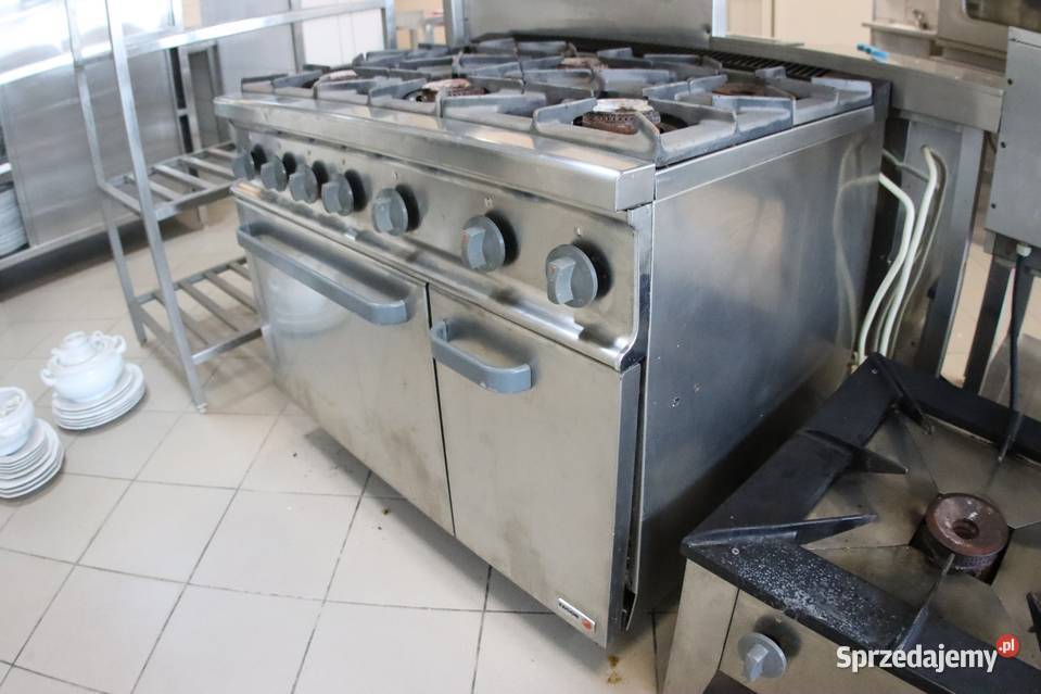 Kuchnia gazowa 6palnikowa z piekarnikiem gazowym Gastronomia Pszczyna sprzedam
