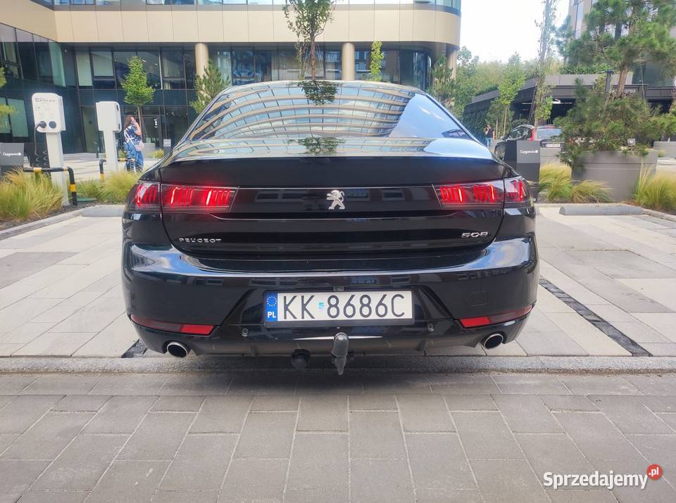 Peugeot 508 II 16 GT PureTech 225 czarny małopolskie Kraków
