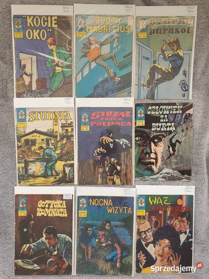 Kapitan Żbik zestaw 45 komiksów wydanie 1 pomorskie Gdynia