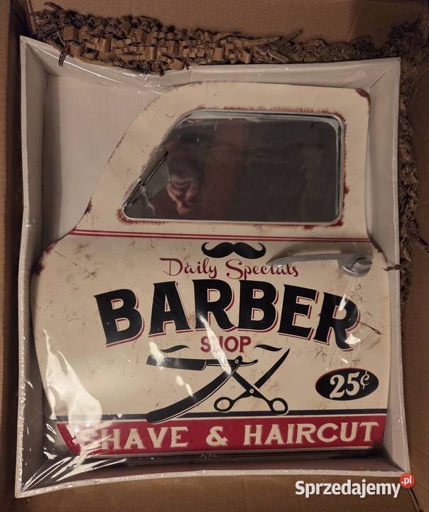 Barber Shop Salon Fryzjerski Piękna Dekoracja Łask