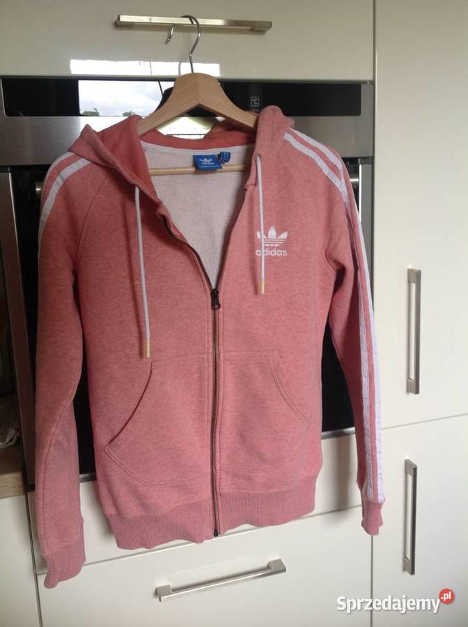 Bluza z Kapturem Damska ADIDAS XS Pudrowy Róż Odzież sportowa Odzież damska lubuskie Nowa Sól