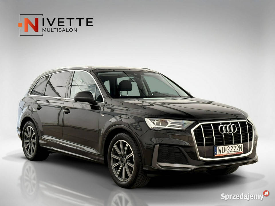 Audi Q7 30 45 TDI Quattro Tiptronic 231 Faktura regulowane zawieszenie Warszawa sprzedam