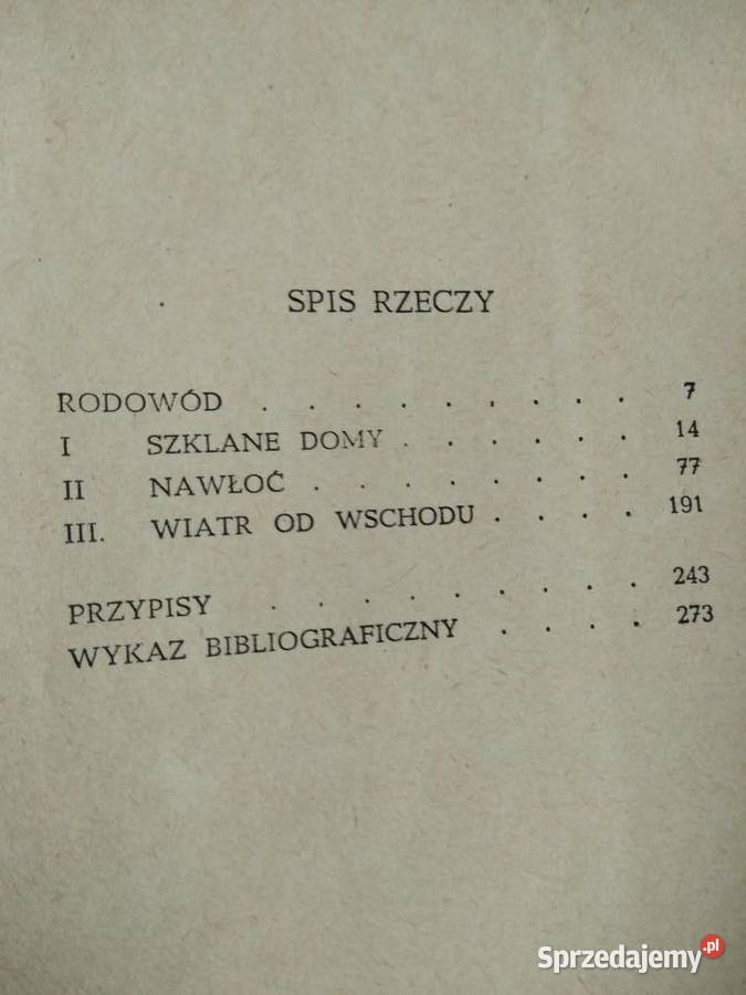 Utwoty wybrane Nawłoć Żeromski ksuążki Warszawa sprzedam