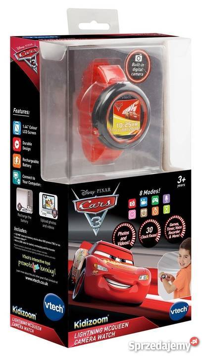 vtech kidizoom lightning mcqueen camera watch