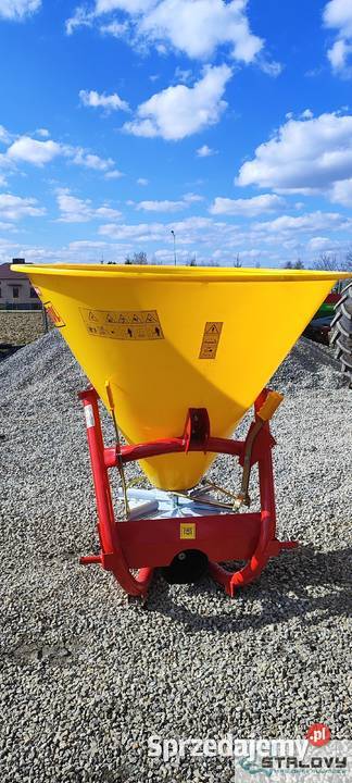 STALOVY Rozsiewacz nawozu lejek dwutarczowy 300L Barchaczów