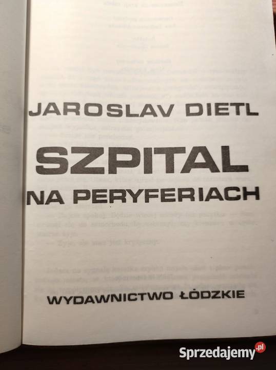 Szpital na peryferiach Jaroslav Dietl Kielce