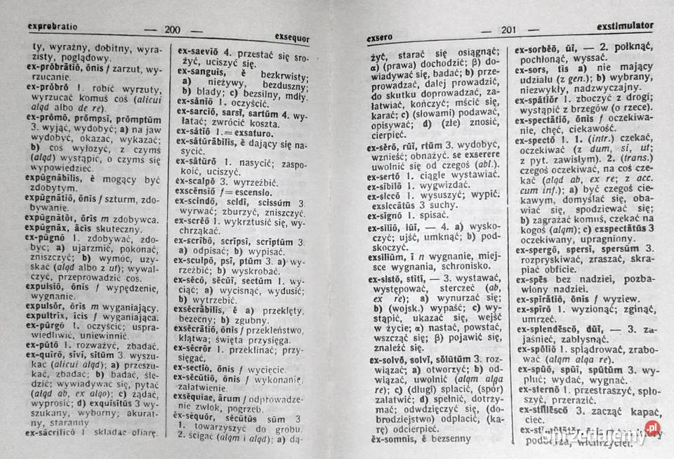 Słownik łacińsko polski Kazimierz Kumaniecki Chełm sprzedam