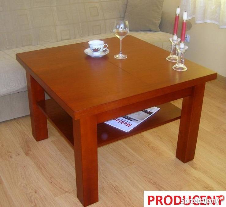 Ława ADA 7070wys 4075 drewniana KWADRAT Stół Tołkiny