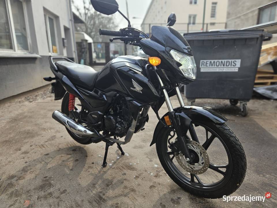 Honda CB125F 2024 kat B nowa zadbana LED Warszawa