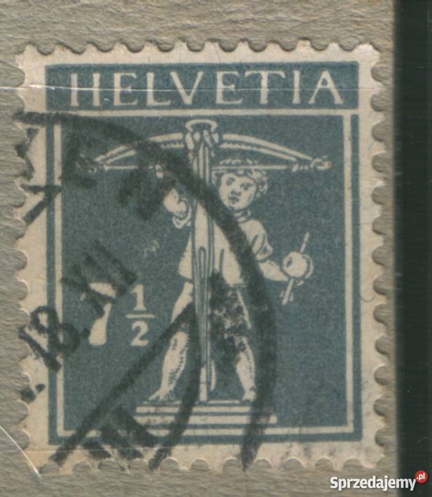 Zn Szwajcaria Mi 138 III kas 1915 śląskie Gliwice