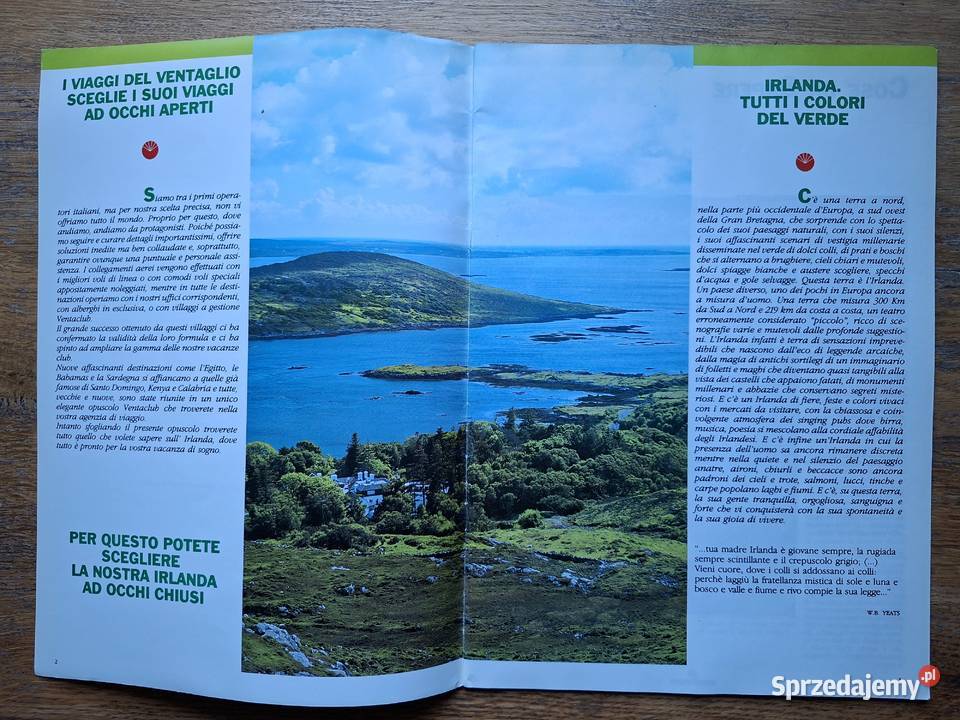 Irlandia Irlanda j włoski informator turystyczny Kraków sprzedam