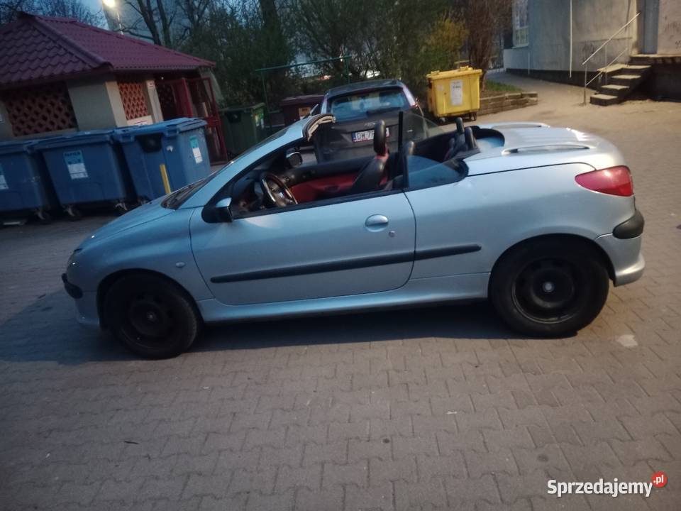 Peugeot 206cc cabrio stanopłaty 082026r Wrocław