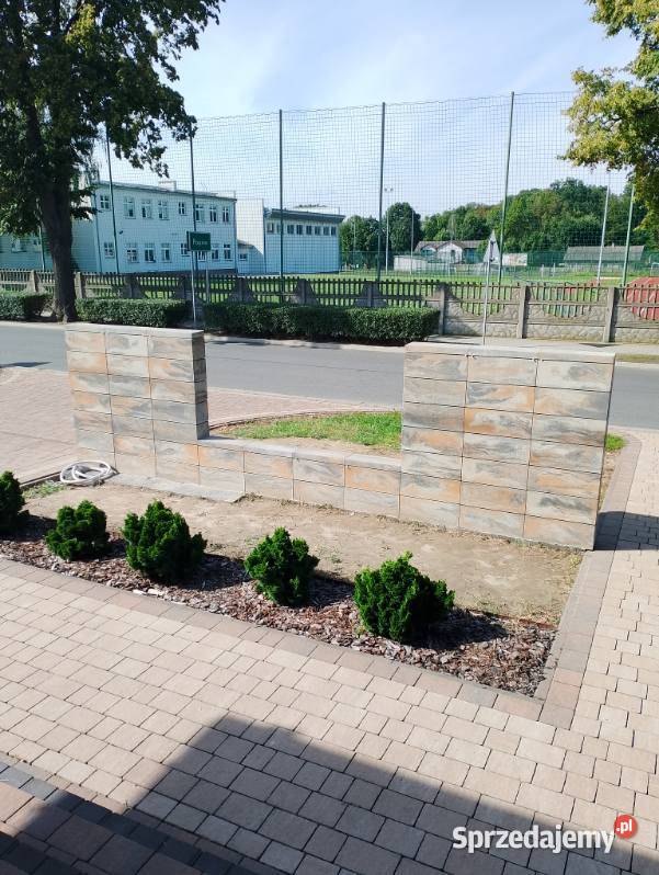 Joniec Sieradz bloczki ogrodzeniowe montaż ROMA sprzedam