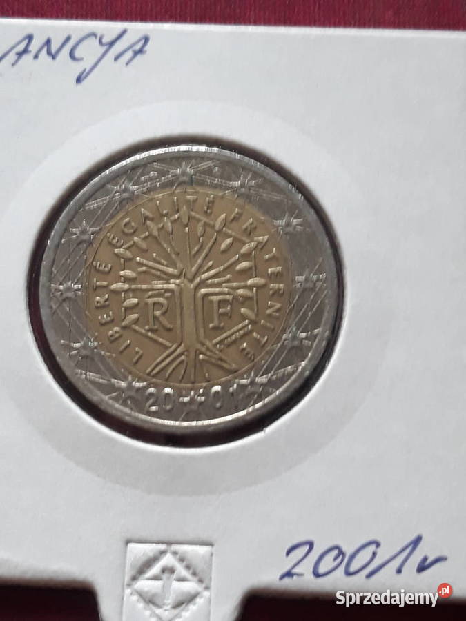 2 Euro Francja 2001 r Numizmatyka Konin
