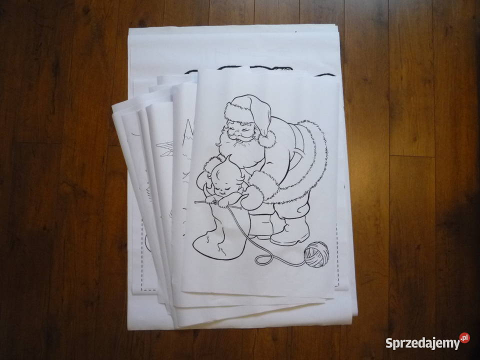 30 sztuk Mikołaj Święta Choinka Kolorowanki Szczecin sprzedam
