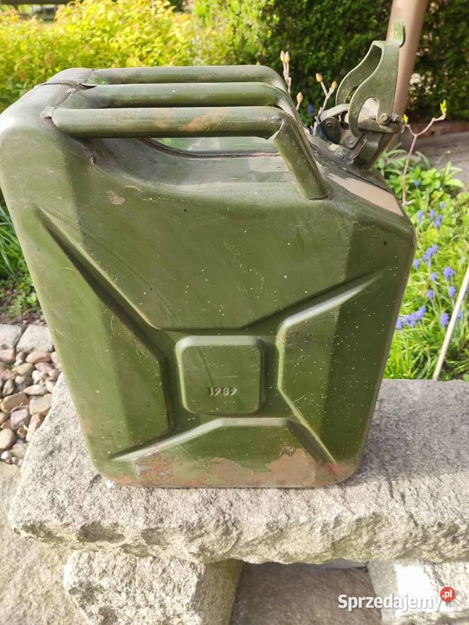 Kanister metalowy 20l Grodków sprzedam