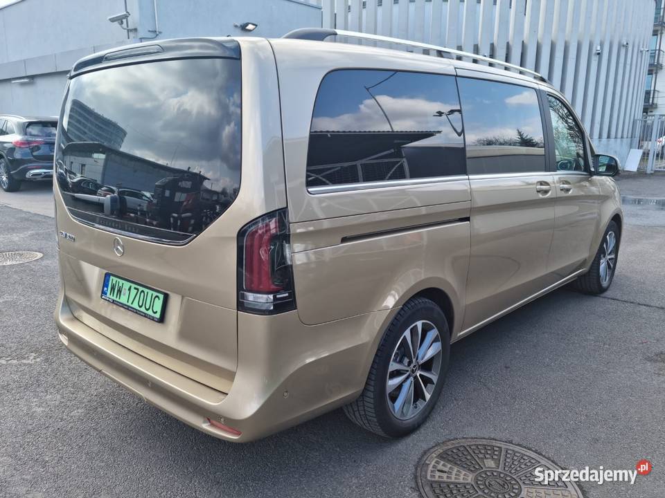 Mercedes EQV 300 Długi AVANTGARDE 1Wł SalonPL elektrycznie ustawiane fotele Viano Warszawa sprzedam