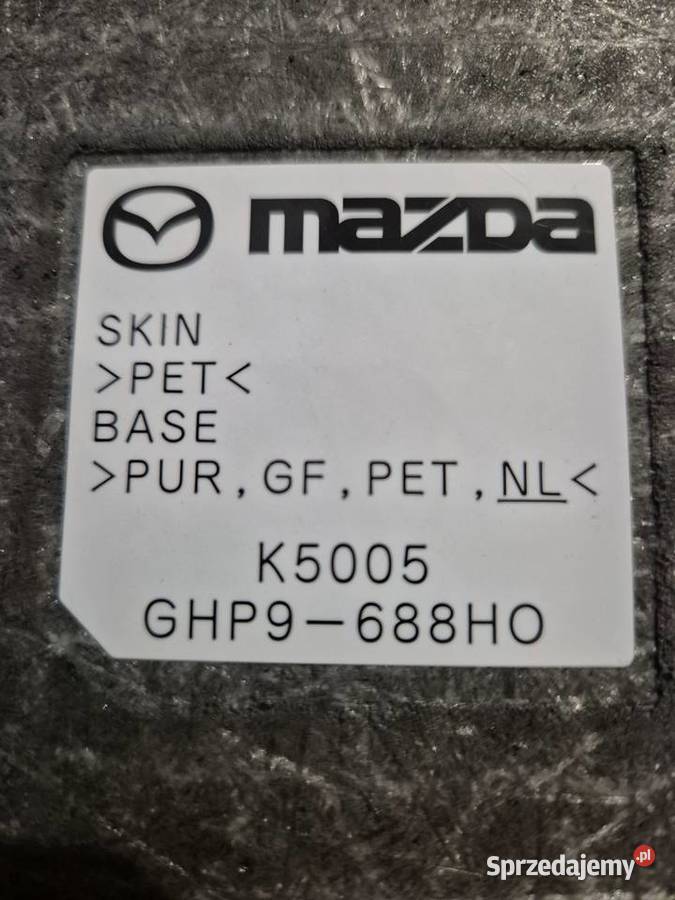 Podłoga wkład do bagażnika MAZDA 6 GJ KOMBI osobowe Rolety bagażnika kujawsko-pomorskie Sępólno Krajeńskie