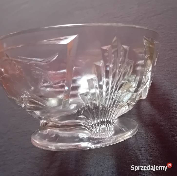 Pucharek cukiernica z ptaszkiem na gałęzi Art wielkopolskie Koźminek