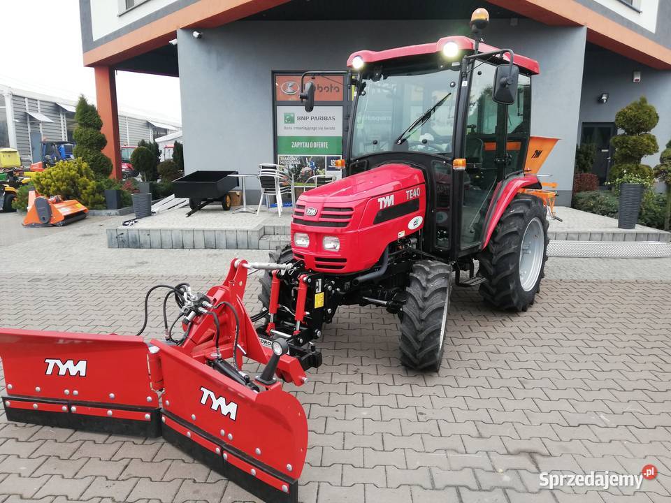 Traktor komunalny TYM TE40 38 wspomag rewers Ciągniki Kobiele Wielkie