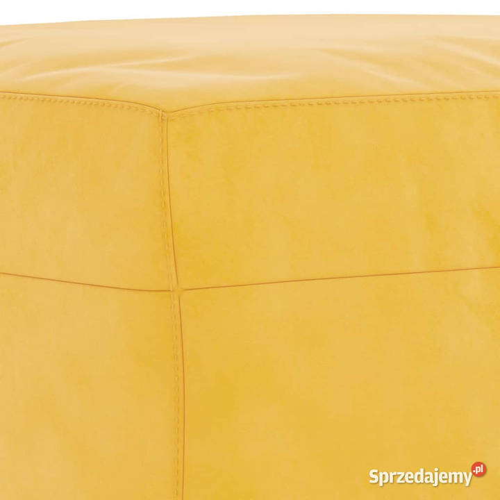 Ławka żółty 100x35x41 tapicerowana aksamitem Warszawa