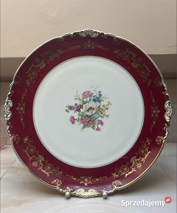 Wielka Patera Koningl pn Tettau Import Znana Gdańsk