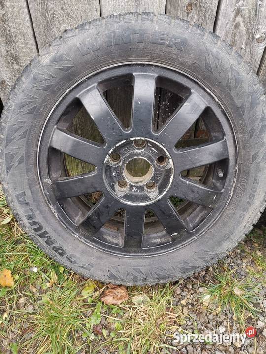 Opony zimowe 205 x 55 R16 z felgami aluminiowymi Samochodowe Zamość