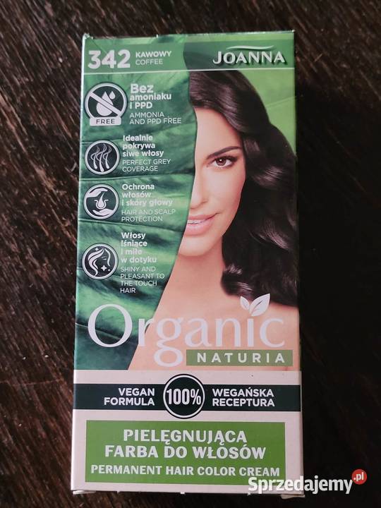 Joanna NATURIA ORGANIC Vegan Farba Kawowy 342 mazowieckie Warszawa
