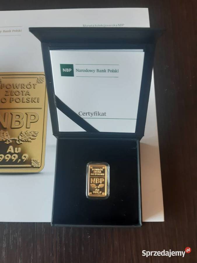 ZŁOTA MONETA 100 FOLDER Powrót złota do Polski Antyki, Sztuka, Kolekcje Potulice